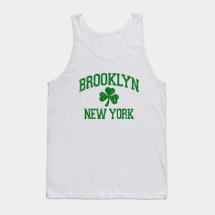 Brooklyn NY Distressed St. Patrick's Tank Top